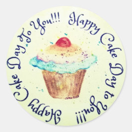 Pegatina de cumpleaños