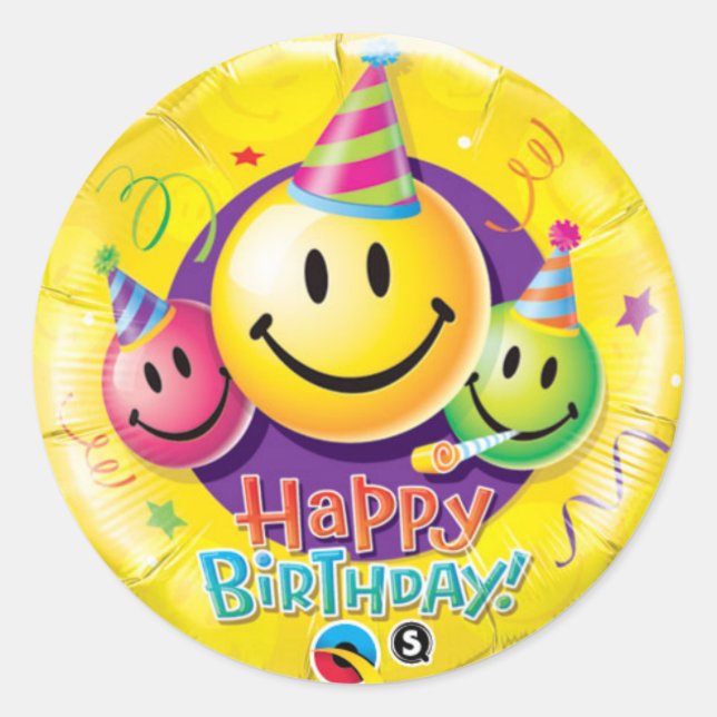 Pegatina de cumpleaños (Anverso)