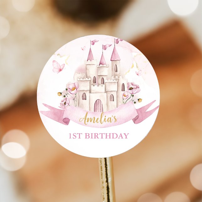 Pegatina de cumpleaños del Castillo de la Princesa (Subido por el creador)