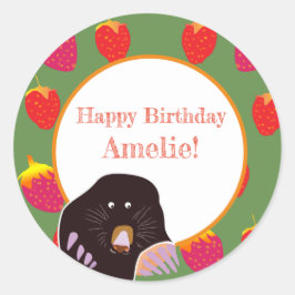 Pegatina de cumpleaños para niños