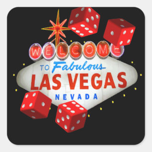 Pegatina de dados de bienvenida