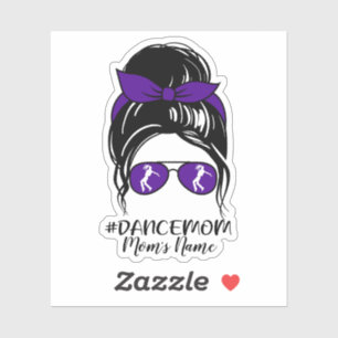 Pegatina de danza personalizada