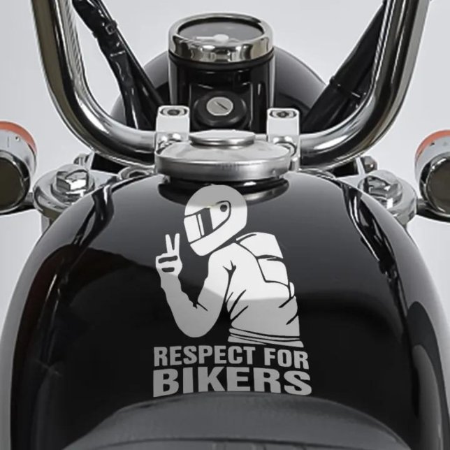 Pegatina de Decal 3D de la motocicleta Respect Bik (Subido por el creador)