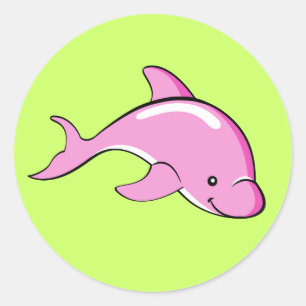 Pegatina de delfines