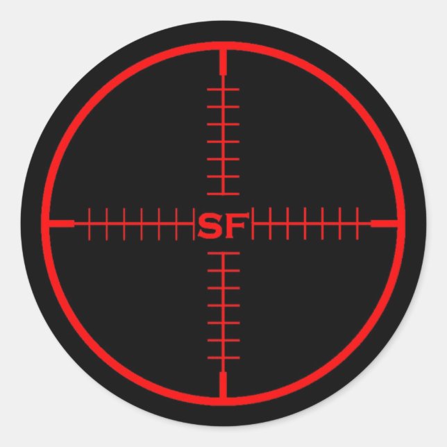 PEGATINA de destino de SF (Anverso)