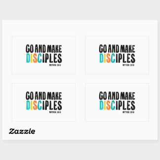 Pegatina de DGD "Ir y hacer discípulos"