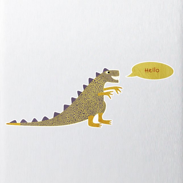 Pegatina de dinosaurio lindo (Fun dinosaur sticker)