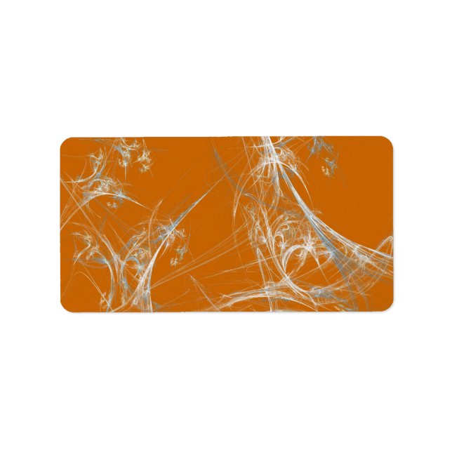 Pegatina de dirección de fondo de Spider Web Fract (Frente)