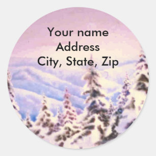 Pegatina de dirección de retorno