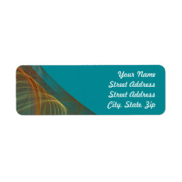 Pegatina de dirección de retorno de fondo fractal