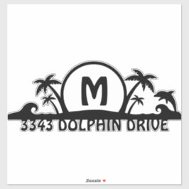 Pegatina de direcciones de buzón personalizado de