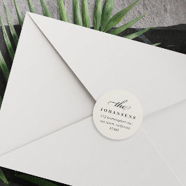 Pegatina de direcciones de devolución de simplicid