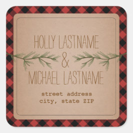 Pegatina de direcciones de ramas de evergreen