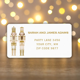 PEGATINA DE DIRECCIONES NUTCRACKER DE NAVIDADES DE