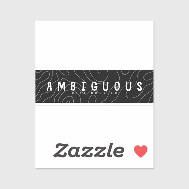 Pegatina de disco ambiguoso (Hoja)