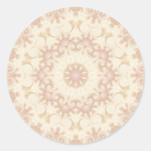 pegatina de diseño abstracto en tonos pastel