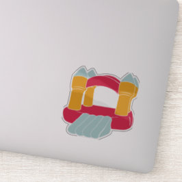 Pegatina de diseño de Castillo/Casa de Bonza