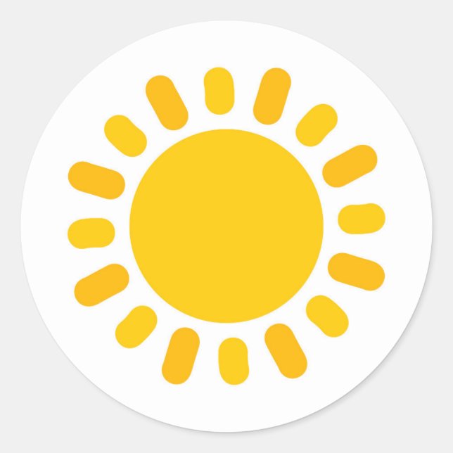 Pegatina de diseño de ilustraciones solares. Pegat (Anverso)