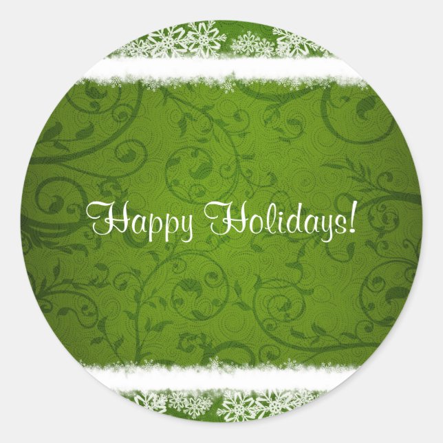 Pegatina de diseño de navidades (Anverso)