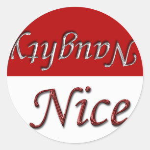 Pegatina de diseño de Navidades de feriado de la l