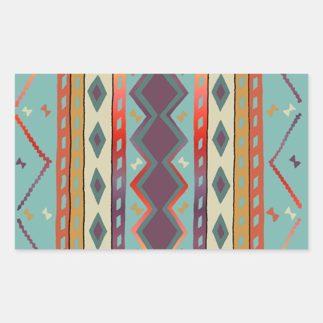 Pegatina de diseño de una manta al suroeste de la  (Anverso)