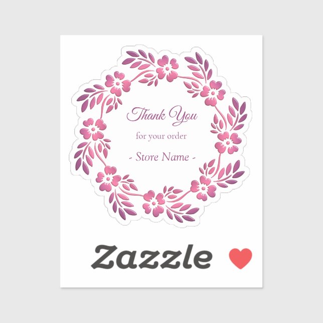 Pegatina de diseño étnico de Mandala (Hoja)