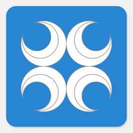 Pegatina de distintivos de población de vacas de S