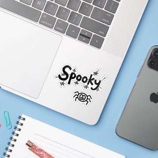 Pegatina de Doodle Spooky Cute Halloween