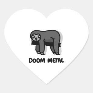 Pegatina de Doom Metalizado Sloth Sloth