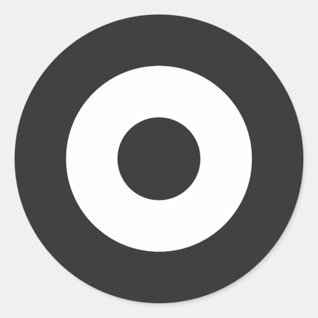 Pegatina de dos formas de sonido de tono (Anverso)