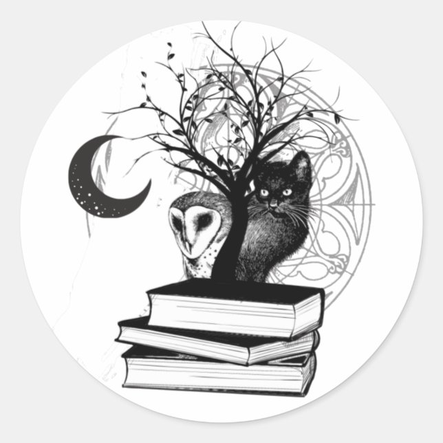 Pegatina de dos mundos (Anverso)