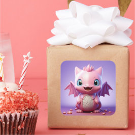 Pegatina de dragón de bebé