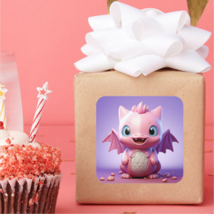 Pegatina de dragón de bebé