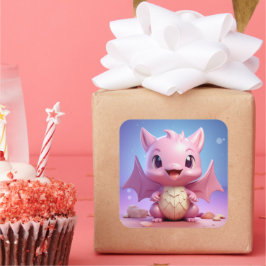 Pegatina de dragón de bebé