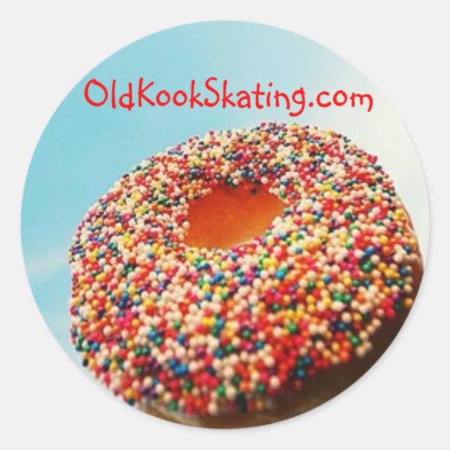 Pegatina de Duck Donut (Anverso)