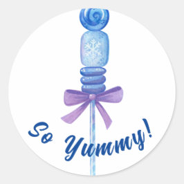 Pegatina de dulces caramelos morados