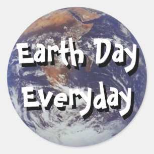 Pegatina de Earth Day Everyday