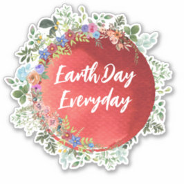 Pegatina de EarthDay Everyday
