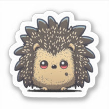 Pegatina de edgehog estilo cúte Anime