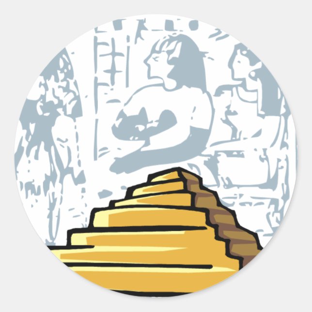 Pegatina de Egipto (Anverso)