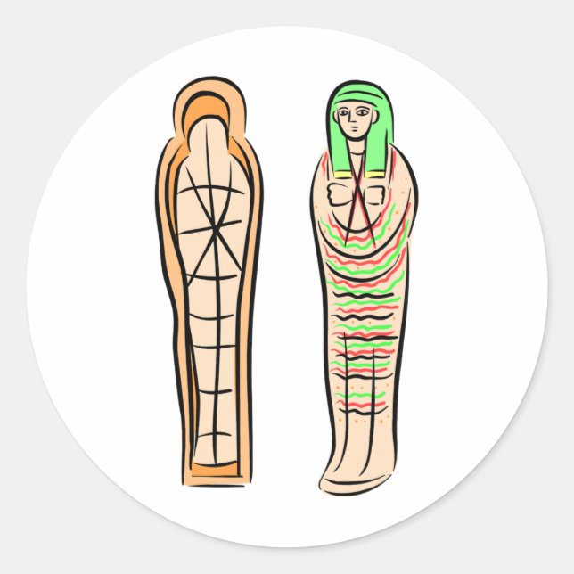 Pegatina de Egipto (Anverso)