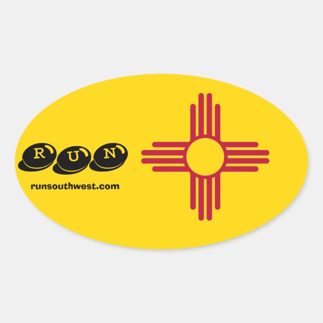 Pegatina de ejecución de símbolo Zia (Anverso)