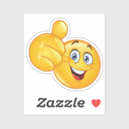 Pegatina de Emoji de Thumbs Up