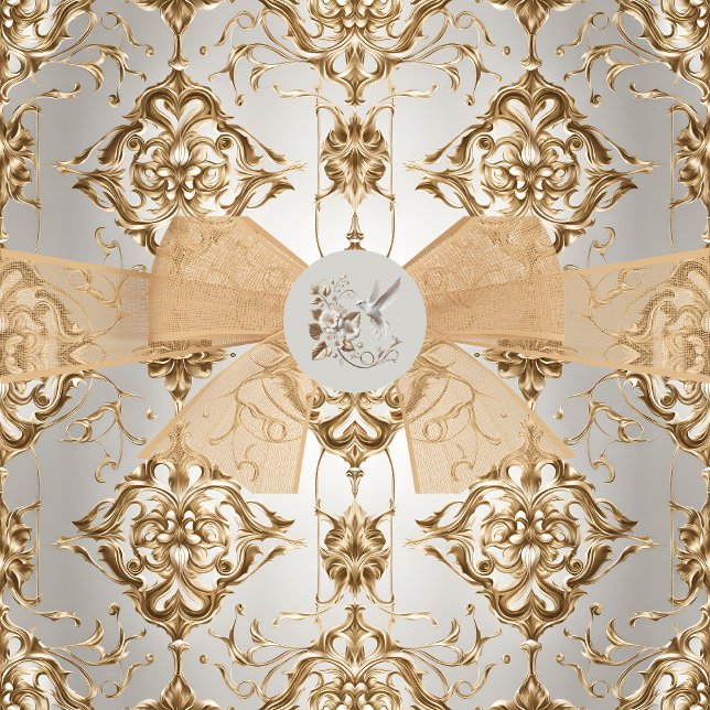 Pegatina de empaque de Hummingbird blanco (Subido por el creador)