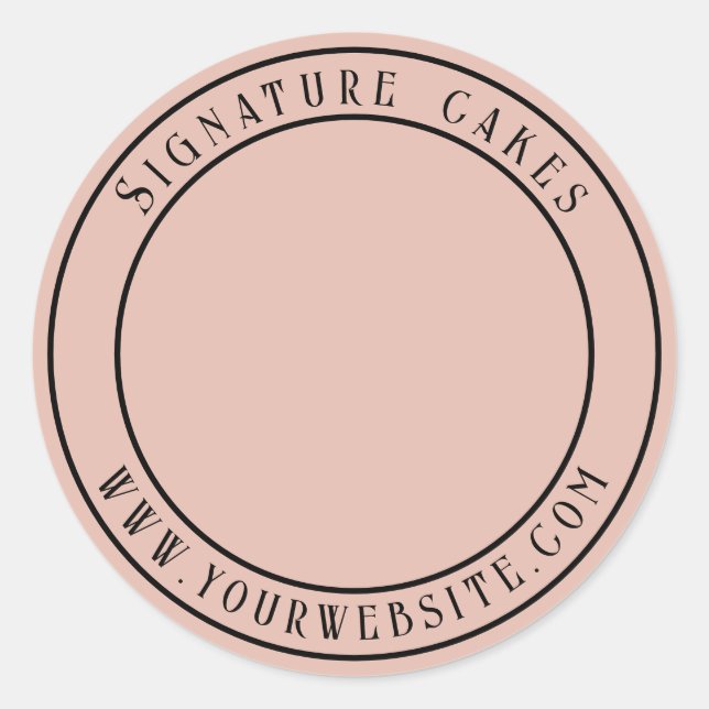 Pegatina de empaquetado de pasteles (Anverso)