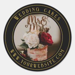 Pegatina de empaquetado de pasteles