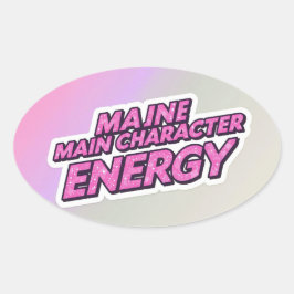 Pegatina de energía de caracteres principales