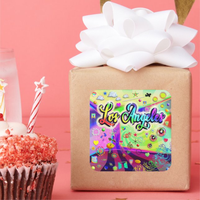 Pegatina de energía Guay de Los Ángeles (Fiesta)