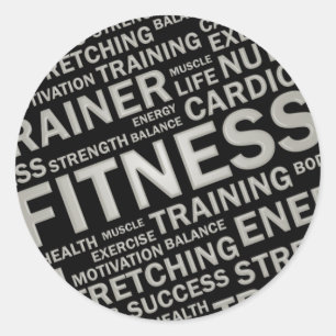 Pegatina de entrenador personal o de gimnasio