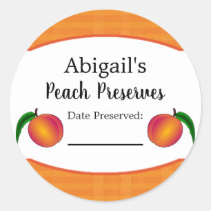 Pegatina de envoltura redonda Fruto de barro